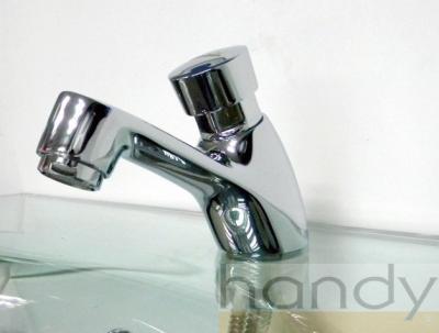 China Delay Action Faucet Self Closing Basin Taps Using For Public Wash Basin for sale