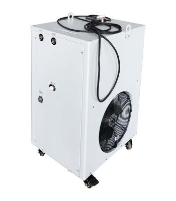 China Compact Laser Chiller Unit 1HP 2528 Kcal/Hr Cooling Capacity 0.75KW Compressor Power for sale