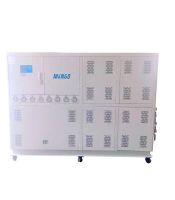 China Low Noise Water Cooled Industrial Chiller 50HP 153.91KW/Hr With 4 Inlets 4 Outlets for sale