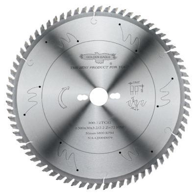 China 250mm 80T Eagle Table Saw Gold Cutting Blades Bore 30mm for sale