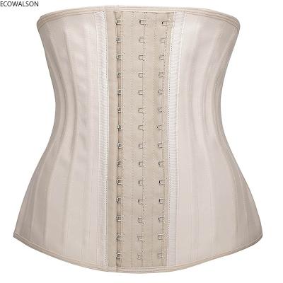 China XXS XXXXXXXL ECOWALSON 25 Viable Steel Smooth 100% Latex Corset Waist Trainer 110209 for sale