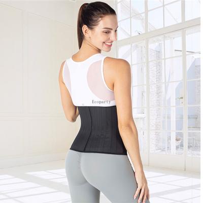 China Antibacterial Latex Waist Trainer 25 Bone Women Steel Binders And Shapers Corset Shaping Strap Body Shaper Colombian Belts Slimming Belt for sale