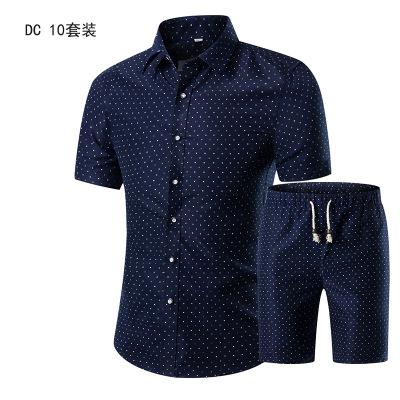 China Anti-wrinkle Coldker Mens Clothing Summer Streetwear Vintage Style Outfits Striped Print Mens Sets for sale