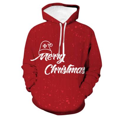 China Funny Hoodies Autumn Long Sleeve Warm Hoodie Hip Hop Santa Claus QUICK DRY Women Ecoparty Hoodies Men for sale