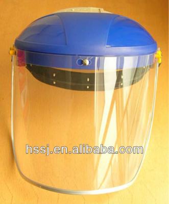 China Anti-impact& 2016 anti-dust safety helmet with PC protective mask safety anti-impact protective mask half helmet with protective mask manufacturer in China for sale