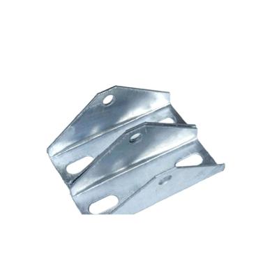 China Q235 Photovoltaic Accessories Bracket Base Fastening Four Hole Triangular Connector Bracket Base for sale