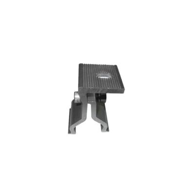 China Canter Type Metal Middle Plate Rib Clamp Aluminum Alloy Pressing Block Aluminum Alloy Carbon Steel Solar Powered Angle Block for sale