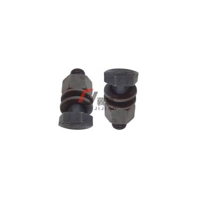 China Steel Black Oxide Grade 8.8 Steel Structure Hex Bolts Set for sale