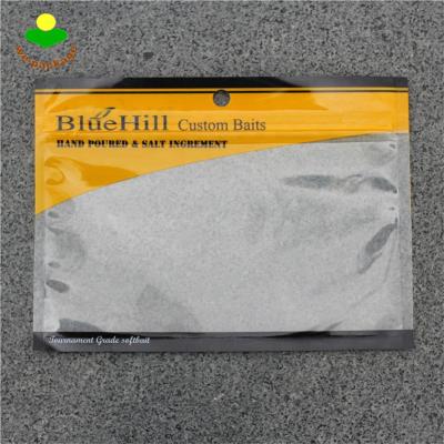 China Resealable Plastic Barrier Fish Baits Lures Packaging Zip Lock Bag for sale