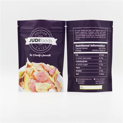 China Stand Up Zip Lock Bag Aluminum Foil Potato Chips Bag Biodegradable Stand Up Pouch for sale