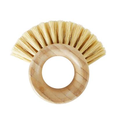 China Viable All Vegetable Eco-Friendly Potato Pan Dish Cleaning Brush Kitchen Nature Beech Wood Bamboo Bowl Bottle for sale