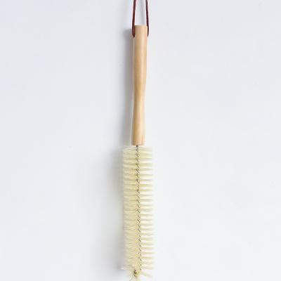 China High quality and low price sustainable selling long cup beech japanese style handle brush for sale