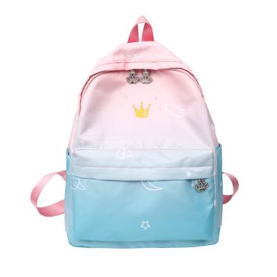 China Backpack for High School Children CIA Style Student Custom Middle School Campus School Student Child Book Dazzling Backpack Bag for Women for sale