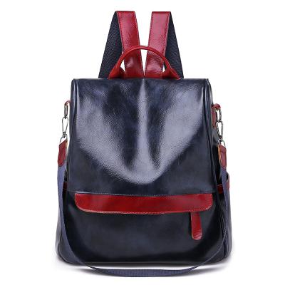 China Fashion School Backpack Leather Backpack Quilted Backpack Bag Nylon Anti-theft School for sale