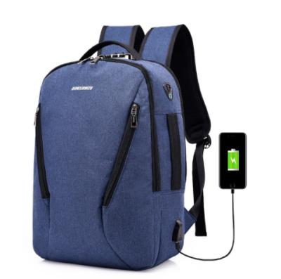 China With USB Eco-friendly Travel Water-resistent Business Laptop Backpack With USB Charging for sale