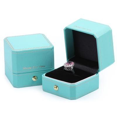 China Best Price Ring Necklace Leather Bangle Bracelet Unique PU Leather Packaging Jewelry Box for sale