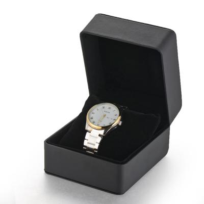 China OEM Factory Unique Luxury Leather Watch Packaging Box With Logo Small Gift Displaying Case Custom Made for sale