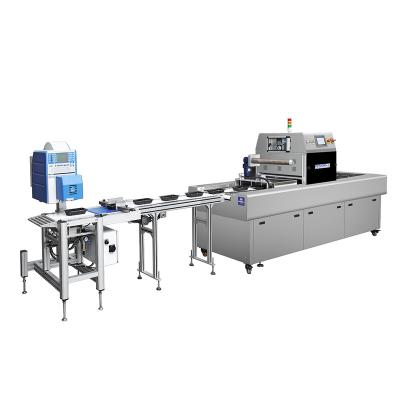 China High Quality Food 1300 pcs/h Capacity Card Fruit and Vegetable Vacuum Food Skin Packing Sealing Machine for sale