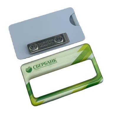 China Nickel-free specializing in the production of self-adhesive printing magnetic PVC epoxy staff name badges for sale