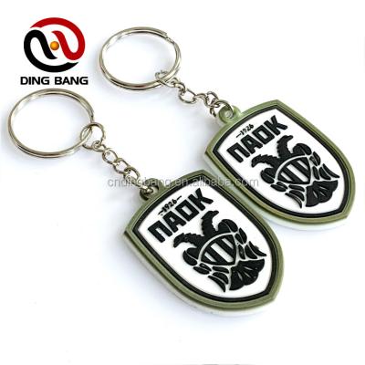 China Wholesale Promotional Custom Football Club Key Chain Eco-friendly PVC 3D Soft Rubber Key Chain for sale