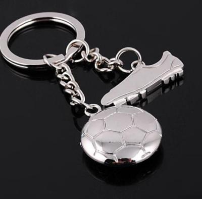 China Eco - Friendly Custom Metal Football Promotion Key Chain With Sneaker for sale