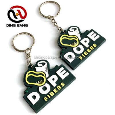 China Factory Wholesale Custom OEM PVC Key Chain Rubber Keychains Eco - Friendly for sale