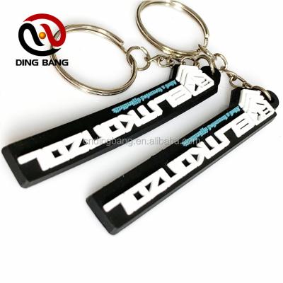 China Factory Wholesale Custom Soft 3d PVC Key Chain Rubber Key Chain Eco - Friendly for sale