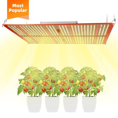 China Seed Starting Sunplus V4 Meanwell Samsung Full Spectrum IR 288 Quantuam UV Switchable Aluminum PCB Board Dimmable 480W Led Grow Light Indoor for sale