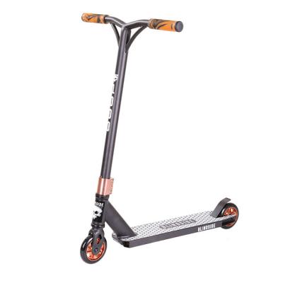 China New Design Youth Freestyle Kick Scooter New Design Alloy Frame Two Extreme Weel Stunt Scooters for sale