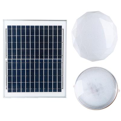 China Household 20W 30W Solar Indoor Outdoor Ceiling Lights Solar Control LED Light Solar Lamp for sale