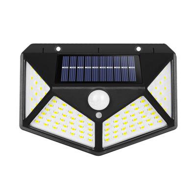 China Hot Sale Residential All In One Street String Light 100w Solar Garden Lighting Solar Powered Led Light Lamp For Outdoor Garden for sale