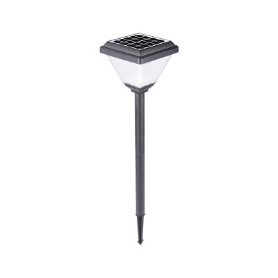 China Landscape Residential Outdoor Bollard Spike Pillar Wall Light 2w Led Solar Garden Light for sale