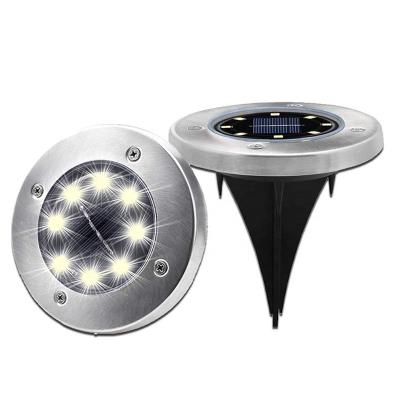 China LANDSCAPE Led Ground Light Pathway Solar Inground Night Lamp Solor Waterproof Outdoor Garden Lights for sale