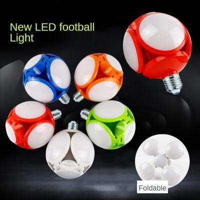 China New Modern Led Football Lamp E27 Bedroom Folding UFO Lamp Wholesale Household for sale