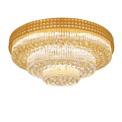 China Modern Chandelier Crystal Led Hallway Ceiling Light Staircase Lighting Led Lamp for sale