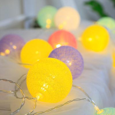 China Home Creative Battery String Decoration Electric Garland Christmas Holiday Places Light Spherical Lamp for sale