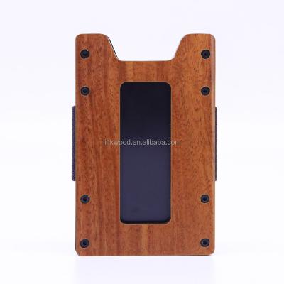 China Mini Wallet Aluminum Metal Clip Rfid Card Holder for sale