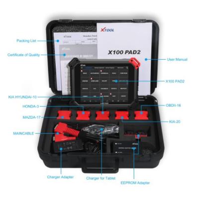 China Key programming Special Functions Expert Update Version of X100 PAD Locksmith Supplies XTOOL X-100 PAD 2 for sale