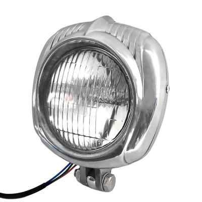 China Light Up Wholesale Motorcycle Headlamp 12V 4.5 Inch Motorcycle Headlight For Harley CB CG Cafe Racer Chopper Motorcycle Accessories for sale