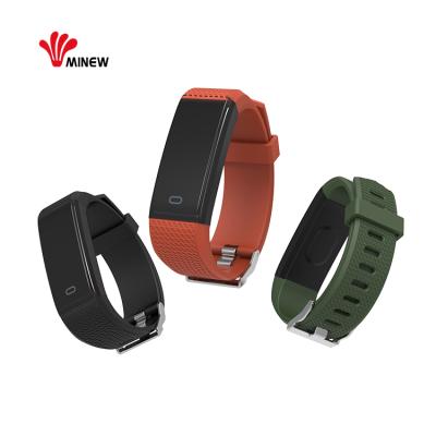 China Built-in Vibrating NFC Proximity Sensor Wristbands Body Temperature Social Distancing Wristband for sale