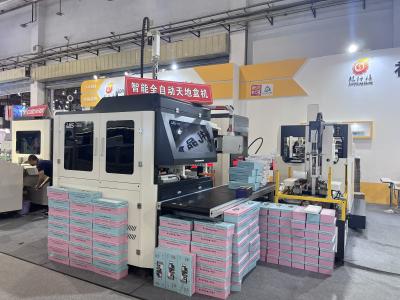 China Cardboard Rigid Jewelry Box Making Machine Automatic Smart Packaging for sale