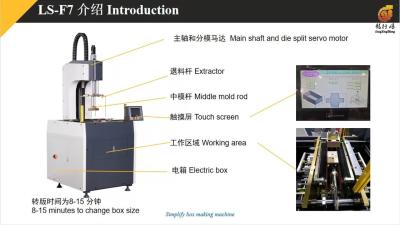 China Caixa semi automática da caixa de dobradura 20pcs/min que forma a máquina à venda