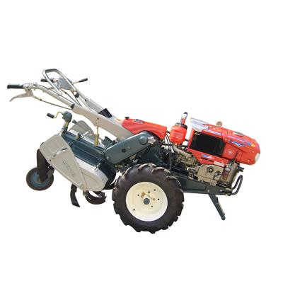 China 8hp Farm Mini Diesel Motocultor Power Tiller Two Wheel Mini Walking Hand Tractor for sale