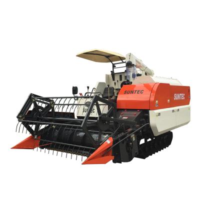 China Best Agricultural Rubber Track Combine Harvester 4LZ-4.5 Rice Crawler Combine Harvester for sale