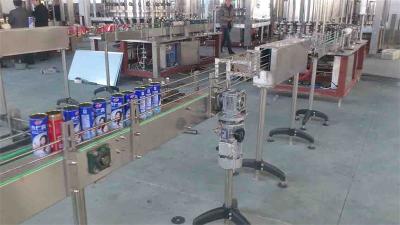 China Stainless Steel Auto Aluminum Can Filling Machine for Drink Tea Juice 2000 Cans/h for sale