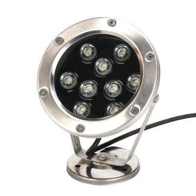 China RGBW Underwater 36W/18W DC12V/24V Waterproof IP68 Led Underwater Spot Light for sale