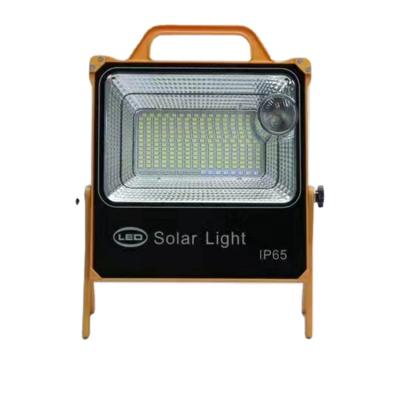 China Light Induction 200w Outdoor ABS Portable Solar Light Flood Led Lamp With Panel for sale