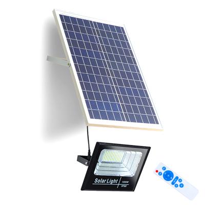 China Solar Garden Lights Outdoor Adjustable Led Remote Solar Flood Light With Outdoor For Garden for sale