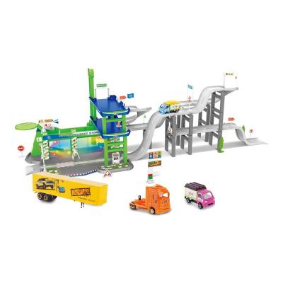 China Slot Toy Best choose for kids gift DIY parking lot toy with alloy cars. for sale