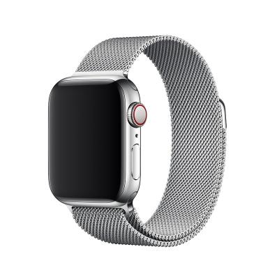 China Quick Realease Replcement Watch Band Ring Replacement Metal Mesh Stainless Steel Stainless Steel Smart Watch Band Suitable for Apple Series Smart Watch Bands for sale